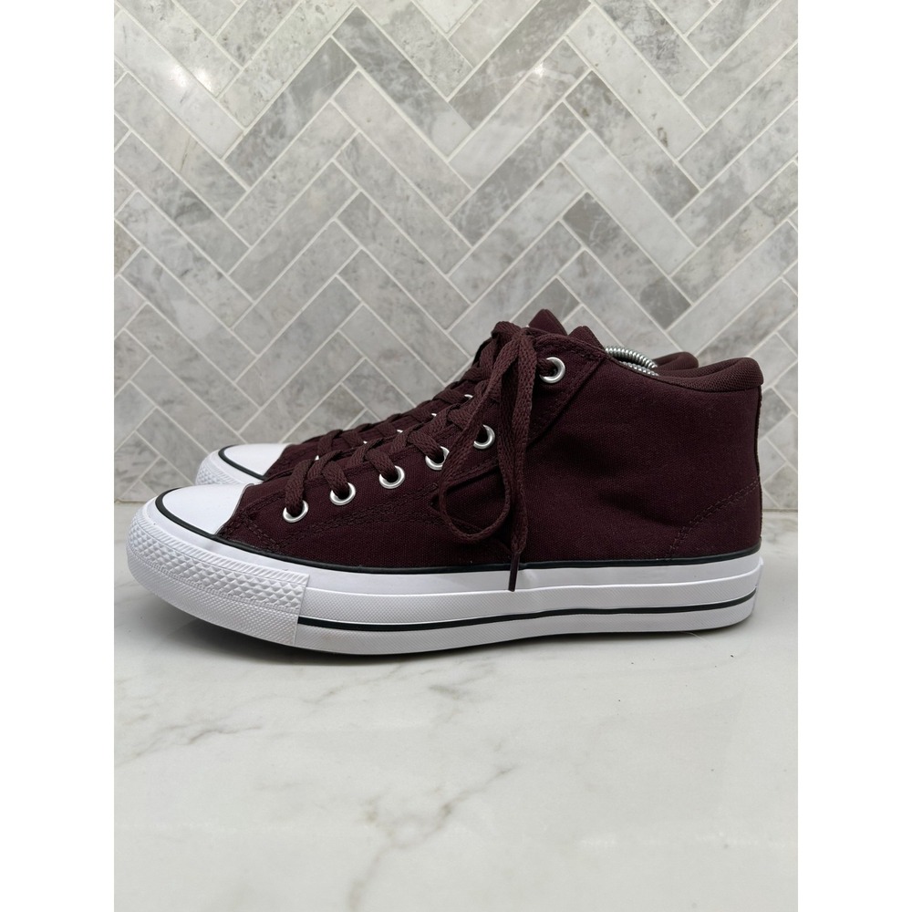 Converse Chuck Taylor All Star Malden Street‎ Mid Top Red Mens 9 Burgundy Maroon